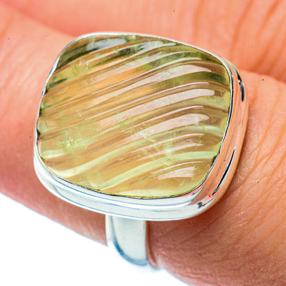 Prehnite Rings handcrafted by Ana Silver Co - RING36331