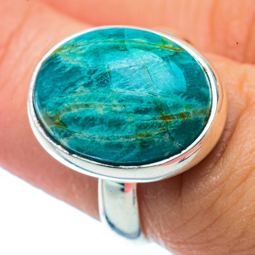 Amazonite Rings handcrafted by Ana Silver Co - RING36333
