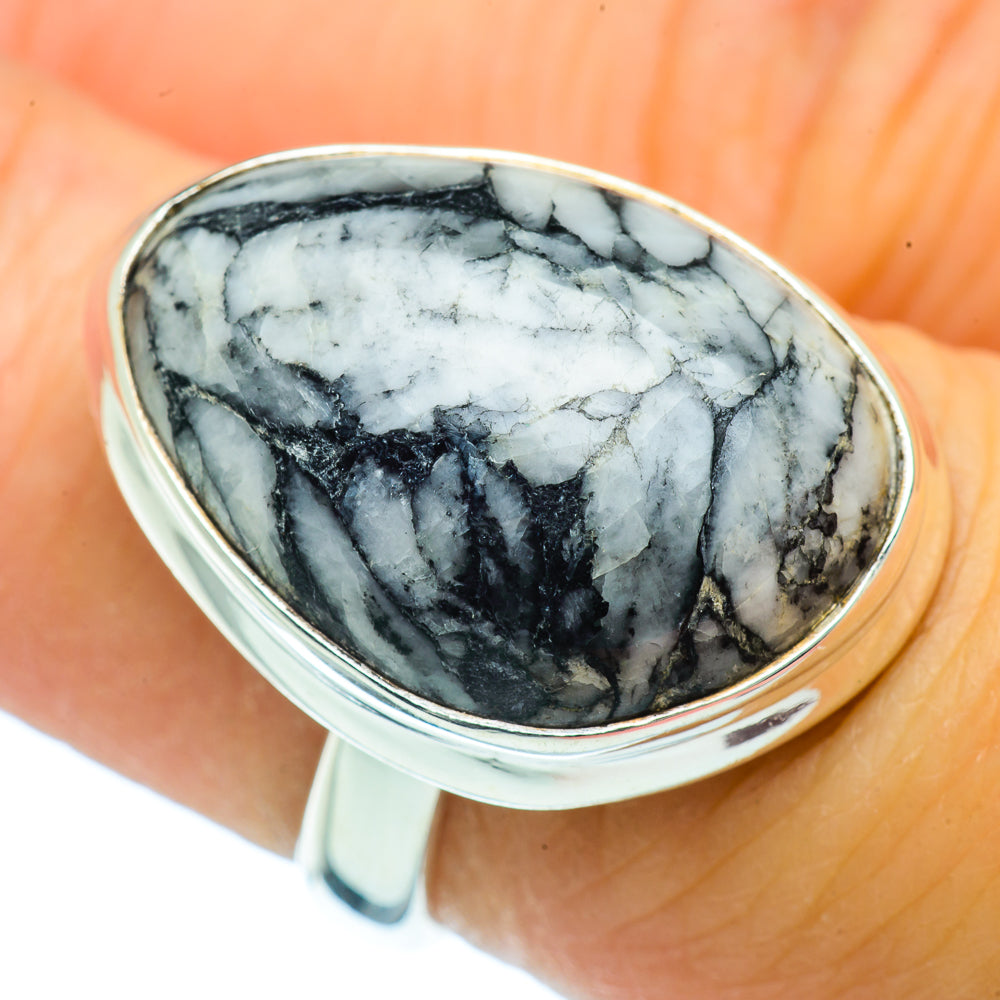 Pinolith Jasper Rings handcrafted by Ana Silver Co - RING36657