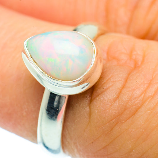Ethiopian Opal Rings handcrafted by Ana Silver Co - RING36661
