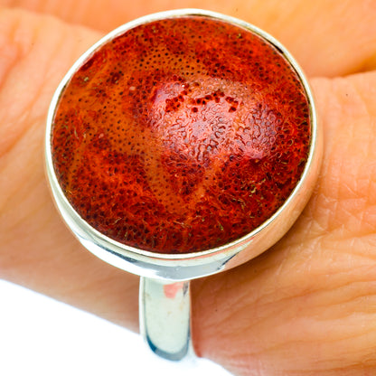 Sponge Coral Rings handcrafted by Ana Silver Co - RING36684