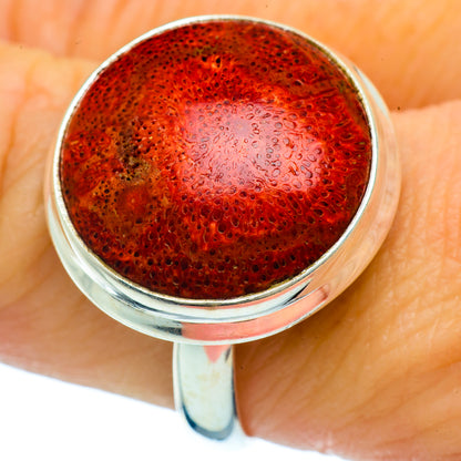 Sponge Coral Rings handcrafted by Ana Silver Co - RING36685