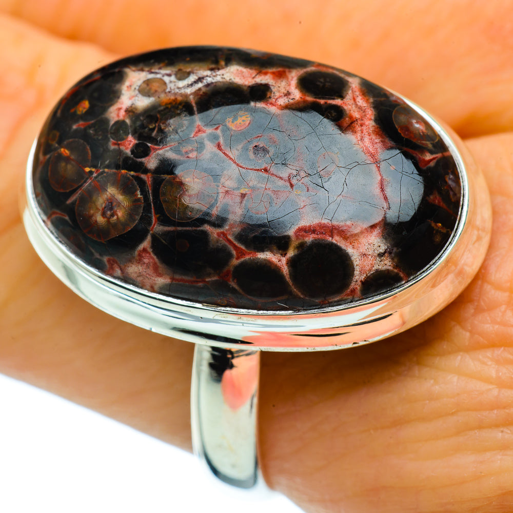 Poppy Jasper Rings handcrafted by Ana Silver Co - RING36832