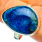 Chrysocolla In Quartz Rings handcrafted by Ana Silver Co - RING36874