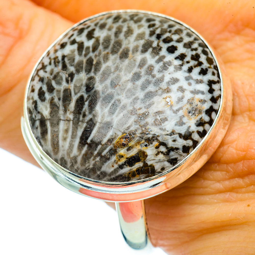 Stingray Coral Rings handcrafted by Ana Silver Co - RING36901