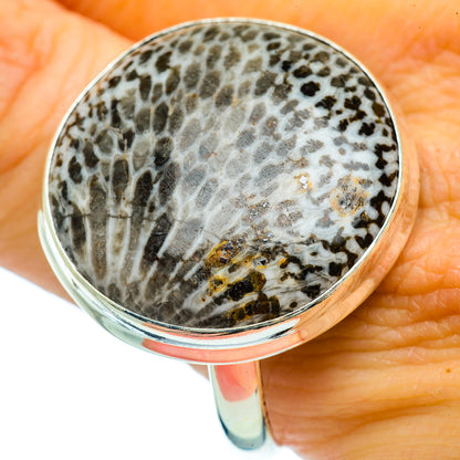 Stingray Coral Rings handcrafted by Ana Silver Co - RING36901
