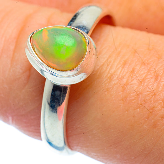 Ethiopian Opal Rings handcrafted by Ana Silver Co - RING36943