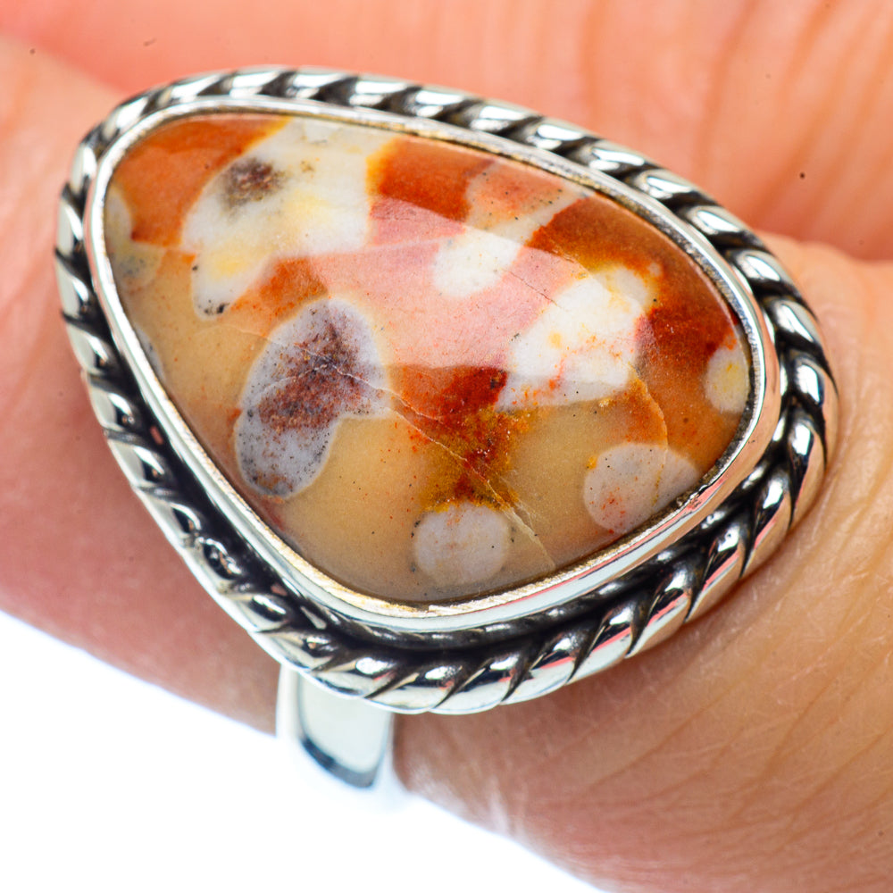 Mookaite Rings handcrafted by Ana Silver Co - RING37083