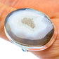 White Geode Slice Rings handcrafted by Ana Silver Co - RING37223
