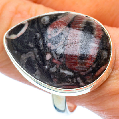 Crinoid Fossil Rings handcrafted by Ana Silver Co - RING37287