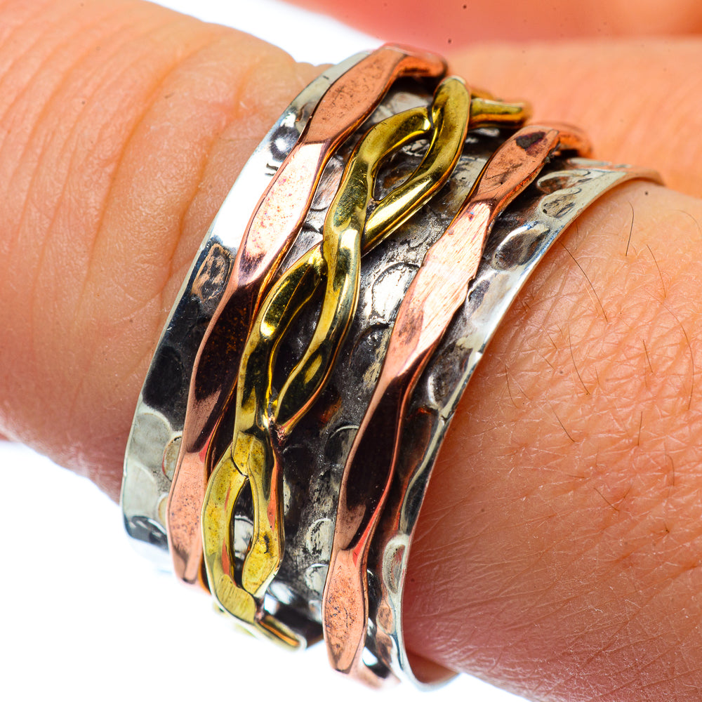 Meditation Spinner Rings handcrafted by Ana Silver Co - RING37330