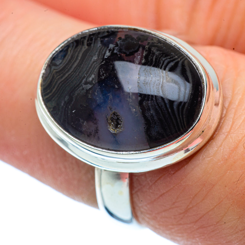 Psilomelane Rings handcrafted by Ana Silver Co - RING37377