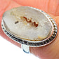 White Geode Slice Rings handcrafted by Ana Silver Co - RING37381