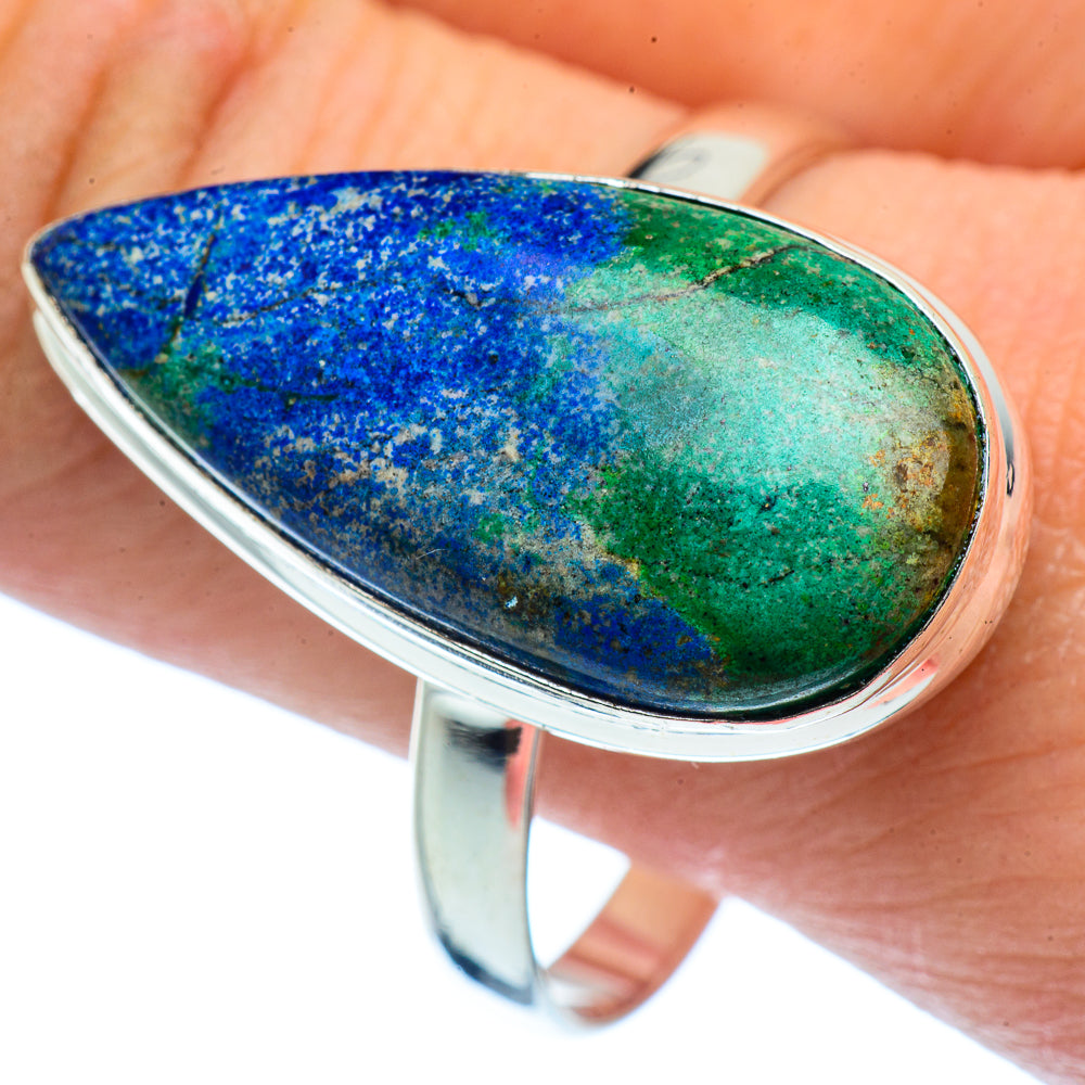 Azurite Rings handcrafted by Ana Silver Co - RING37654