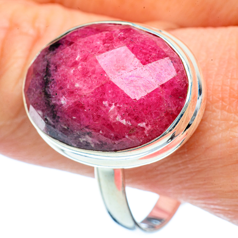 Rhodonite Rings handcrafted by Ana Silver Co - RING38167