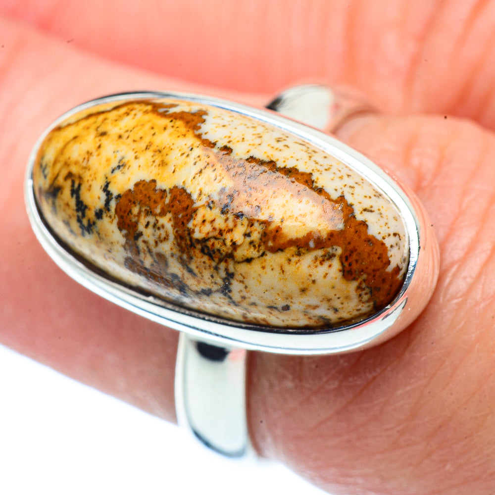 Picture Jasper Rings handcrafted by Ana Silver Co - RING38367