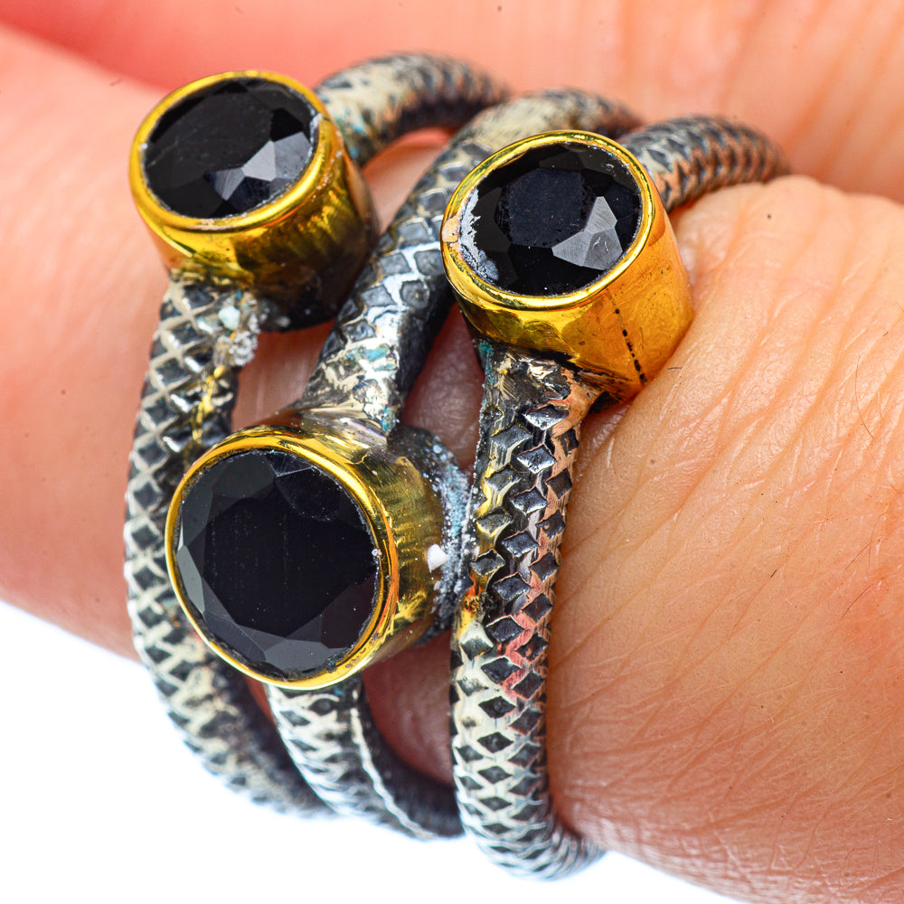 Black Onyx Rings handcrafted by Ana Silver Co - RING38677