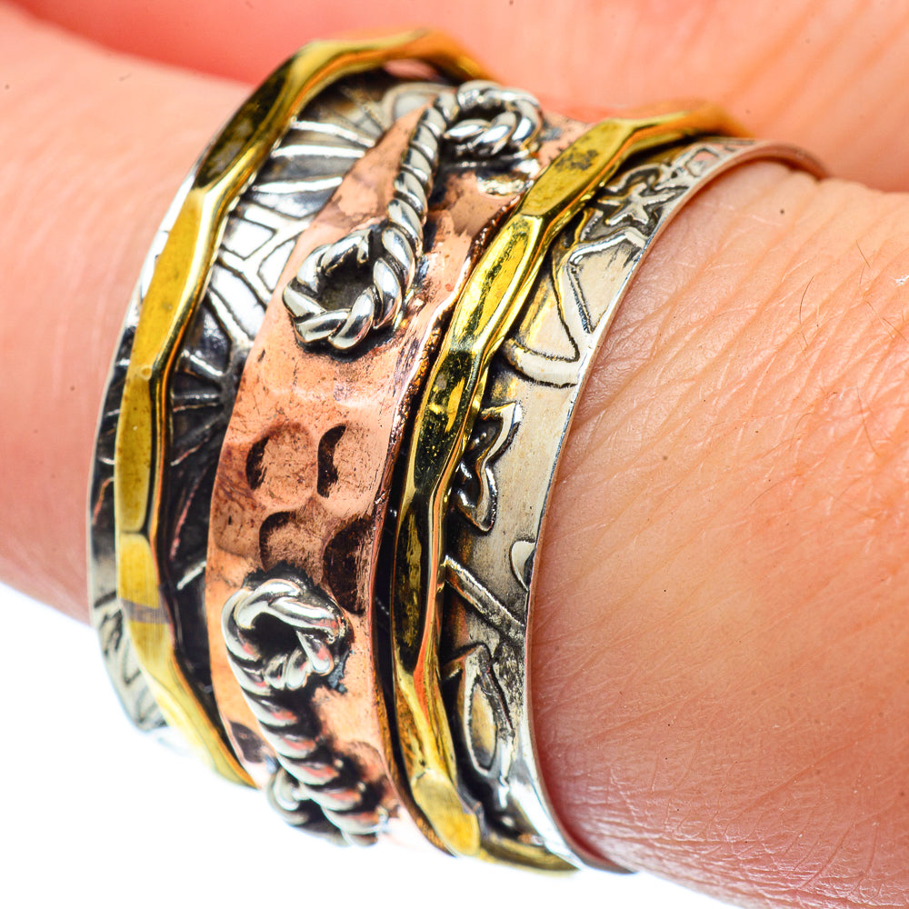 Meditation Spinner Rings handcrafted by Ana Silver Co - RING38735