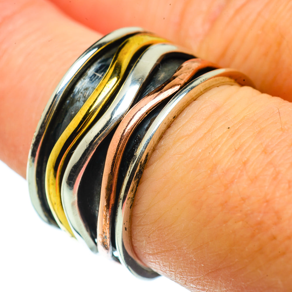 Meditation Spinner Rings handcrafted by Ana Silver Co - RING39128