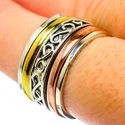 Meditation Spinner Rings handcrafted by Ana Silver Co - RING39203