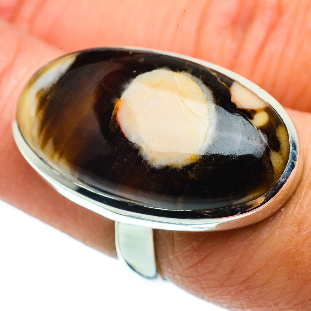 Peanut Wood Jasper Rings handcrafted by Ana Silver Co - RING39389