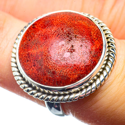Sponge Coral Rings handcrafted by Ana Silver Co - RING39584