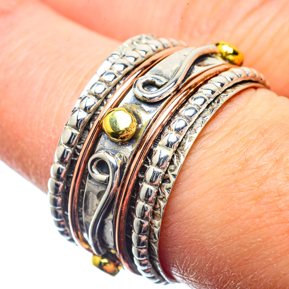 Meditation Spinner Rings handcrafted by Ana Silver Co - RING39636