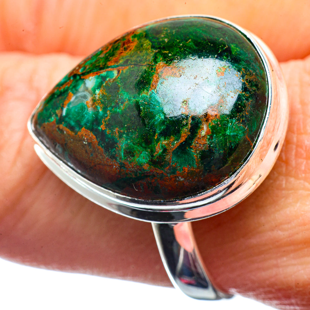 Chrysocolla Rings handcrafted by Ana Silver Co - RING39671