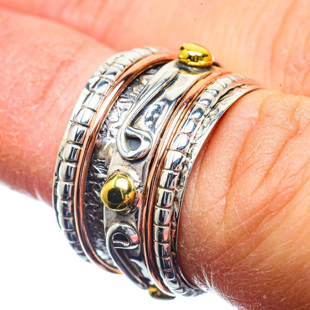 Meditation Spinner Rings handcrafted by Ana Silver Co - RING39677