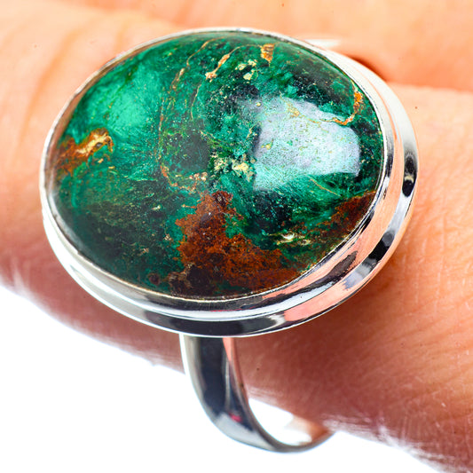 Chrysocolla Rings handcrafted by Ana Silver Co - RING39688