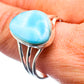 Larimar Rings handcrafted by Ana Silver Co - RING39822