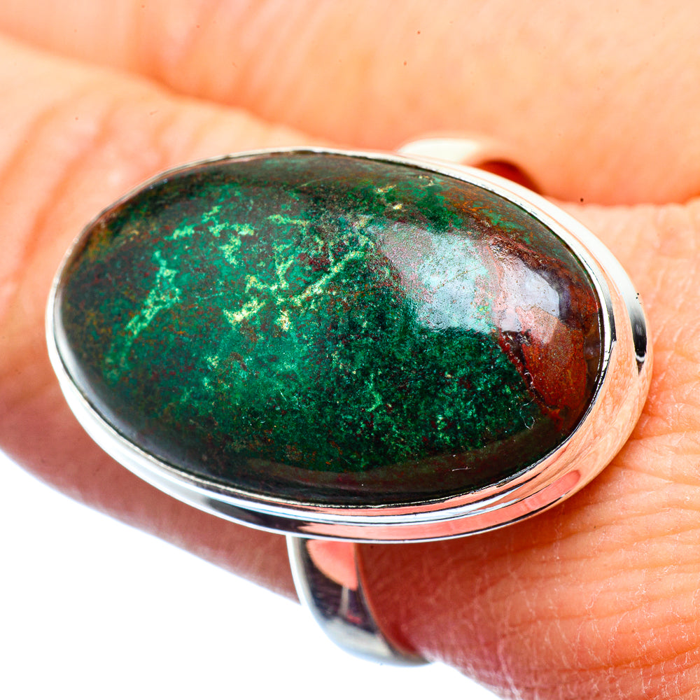 Chrysocolla Rings handcrafted by Ana Silver Co - RING39883