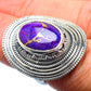 Purple Copper Composite Turquoise Rings handcrafted by Ana Silver Co - RING39902