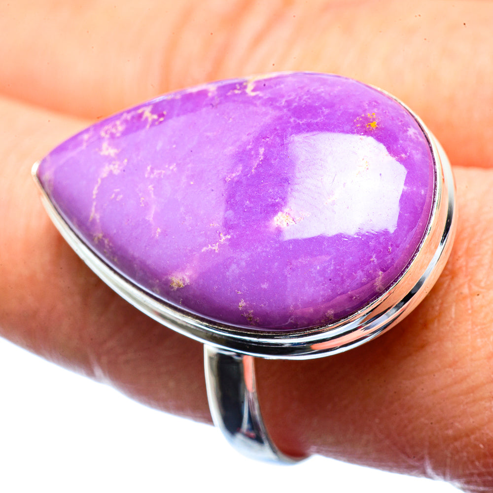 Phosphosiderite Rings handcrafted by Ana Silver Co - RING39939