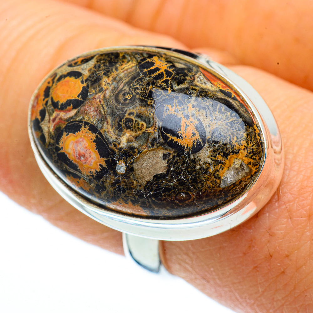 Poppy Jasper Rings handcrafted by Ana Silver Co - RING39988