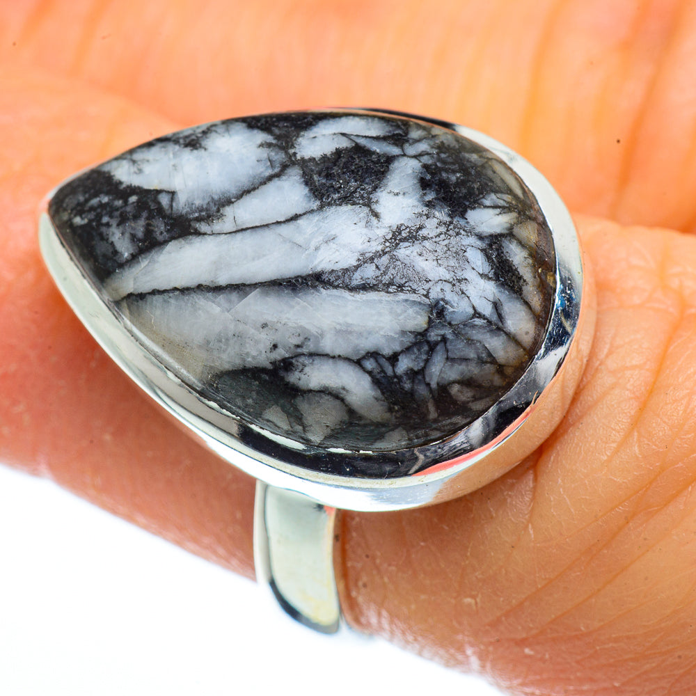 Pinolith Jasper Rings handcrafted by Ana Silver Co - RING40031