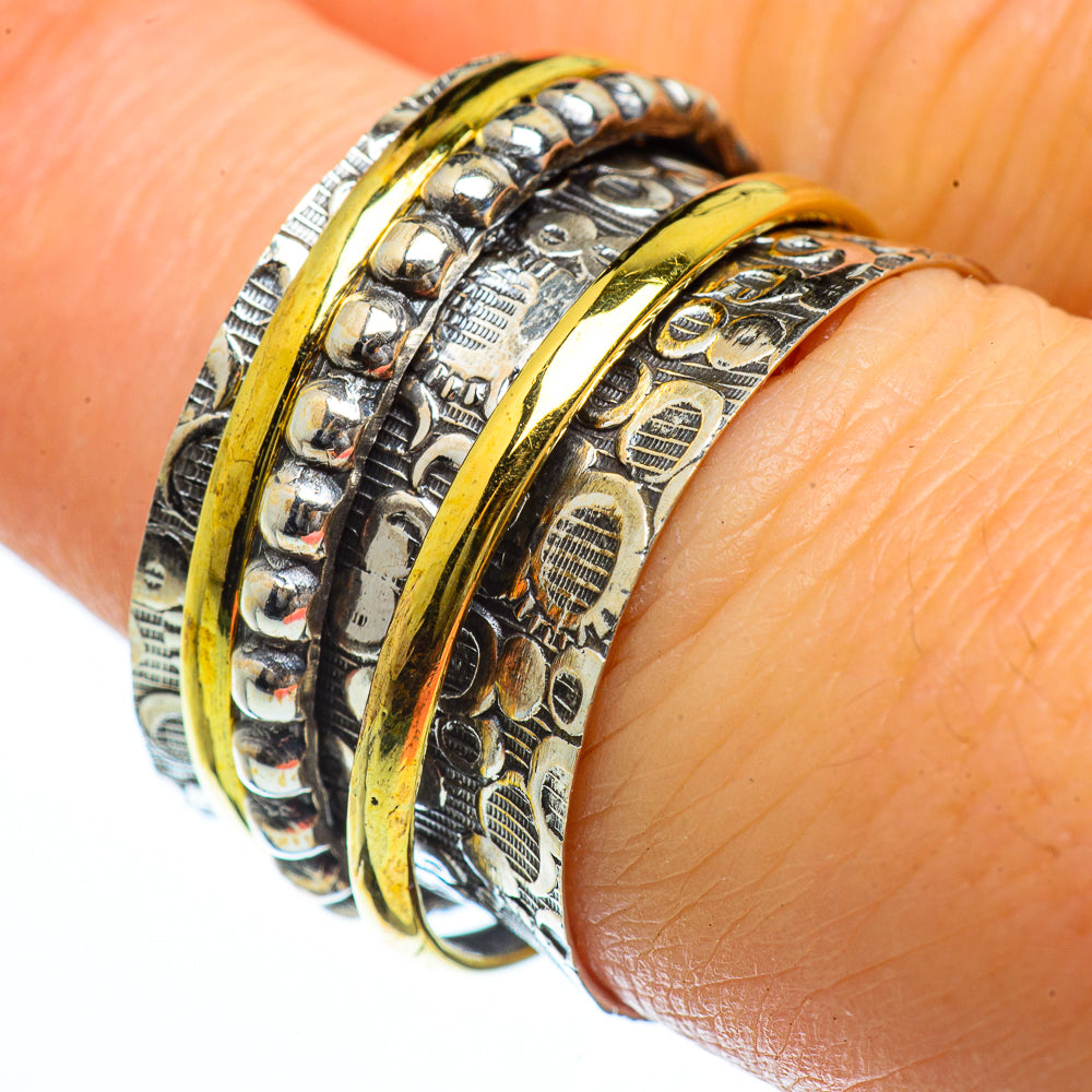 Meditation Spinner Rings handcrafted by Ana Silver Co - RING40083