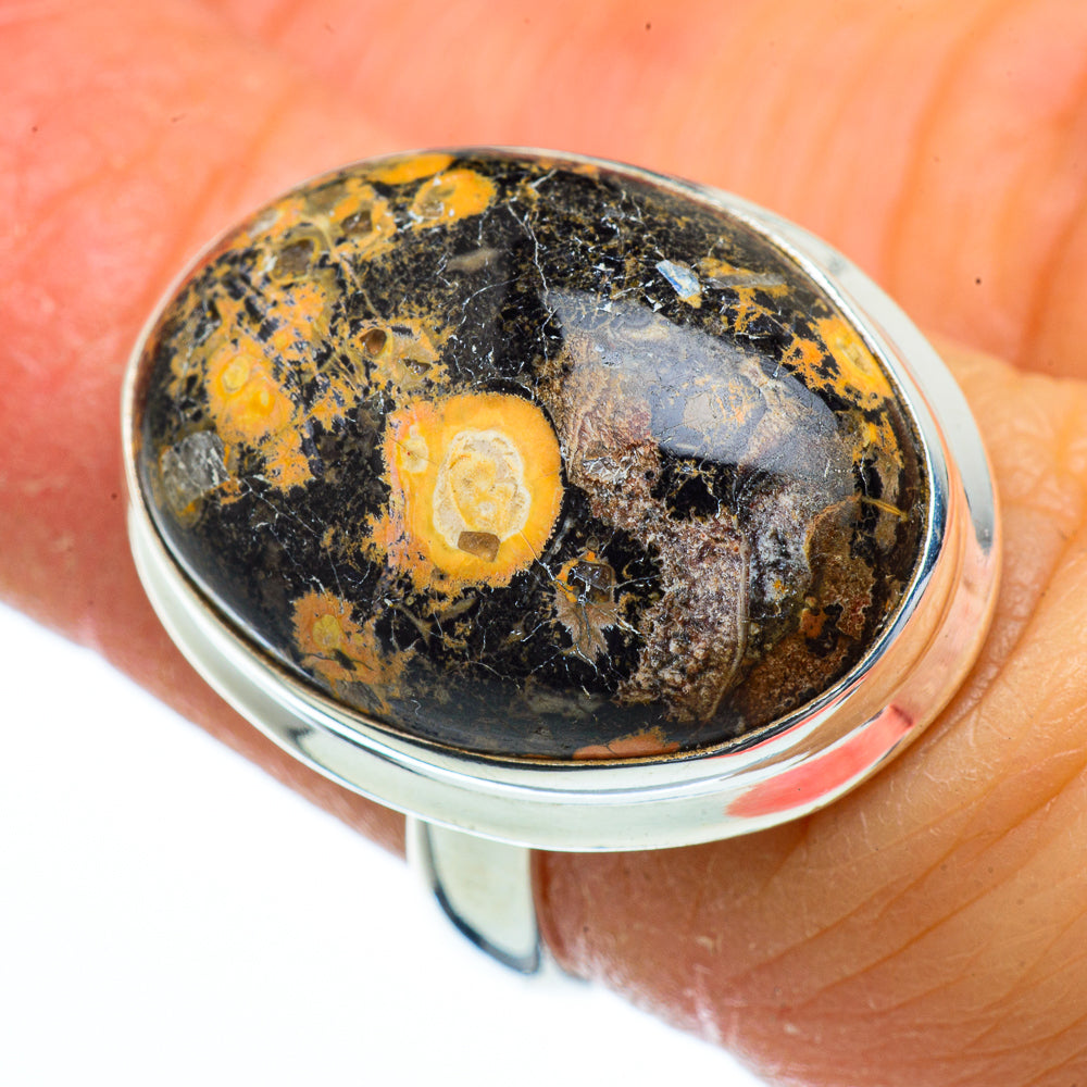 Poppy Jasper Rings handcrafted by Ana Silver Co - RING40130