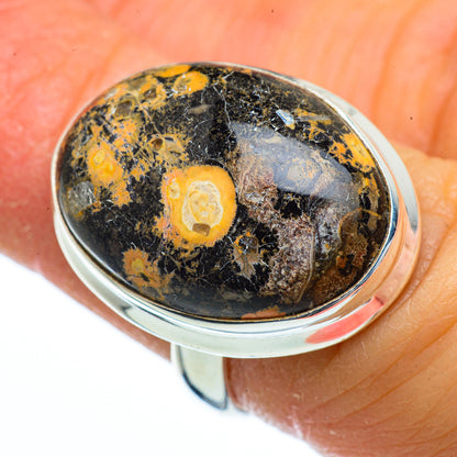 Poppy Jasper Rings handcrafted by Ana Silver Co - RING40130