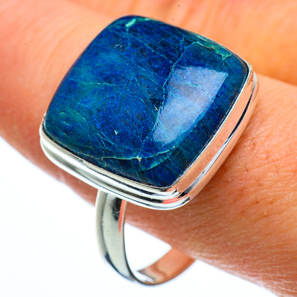 Chrysocolla Rings handcrafted by Ana Silver Co - RING40324