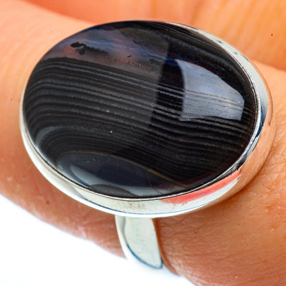 Psilomelane Rings handcrafted by Ana Silver Co - RING40401