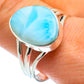 Larimar Rings handcrafted by Ana Silver Co - RING40511