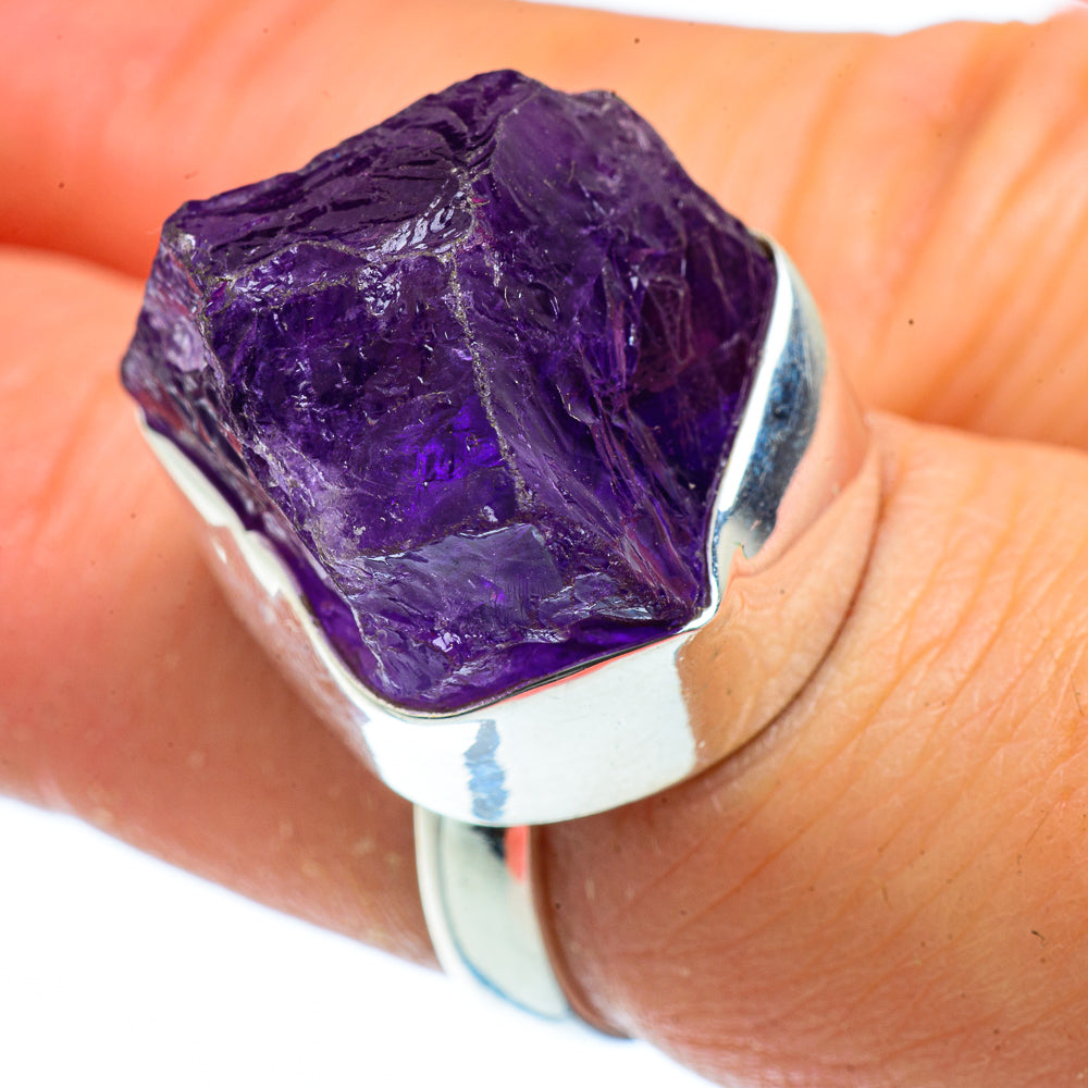 Amethyst Rings handcrafted by Ana Silver Co - RING40523