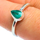Zambian Emerald Rings handcrafted by Ana Silver Co - RING40635