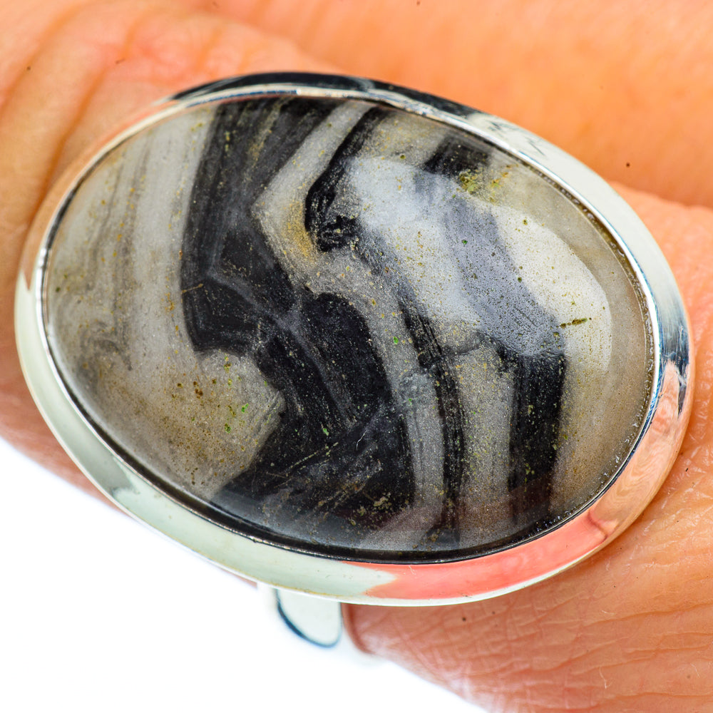 Pinolith Jasper Rings handcrafted by Ana Silver Co - RING40772