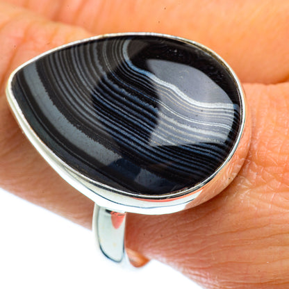 Psilomelane Rings handcrafted by Ana Silver Co - RING40773