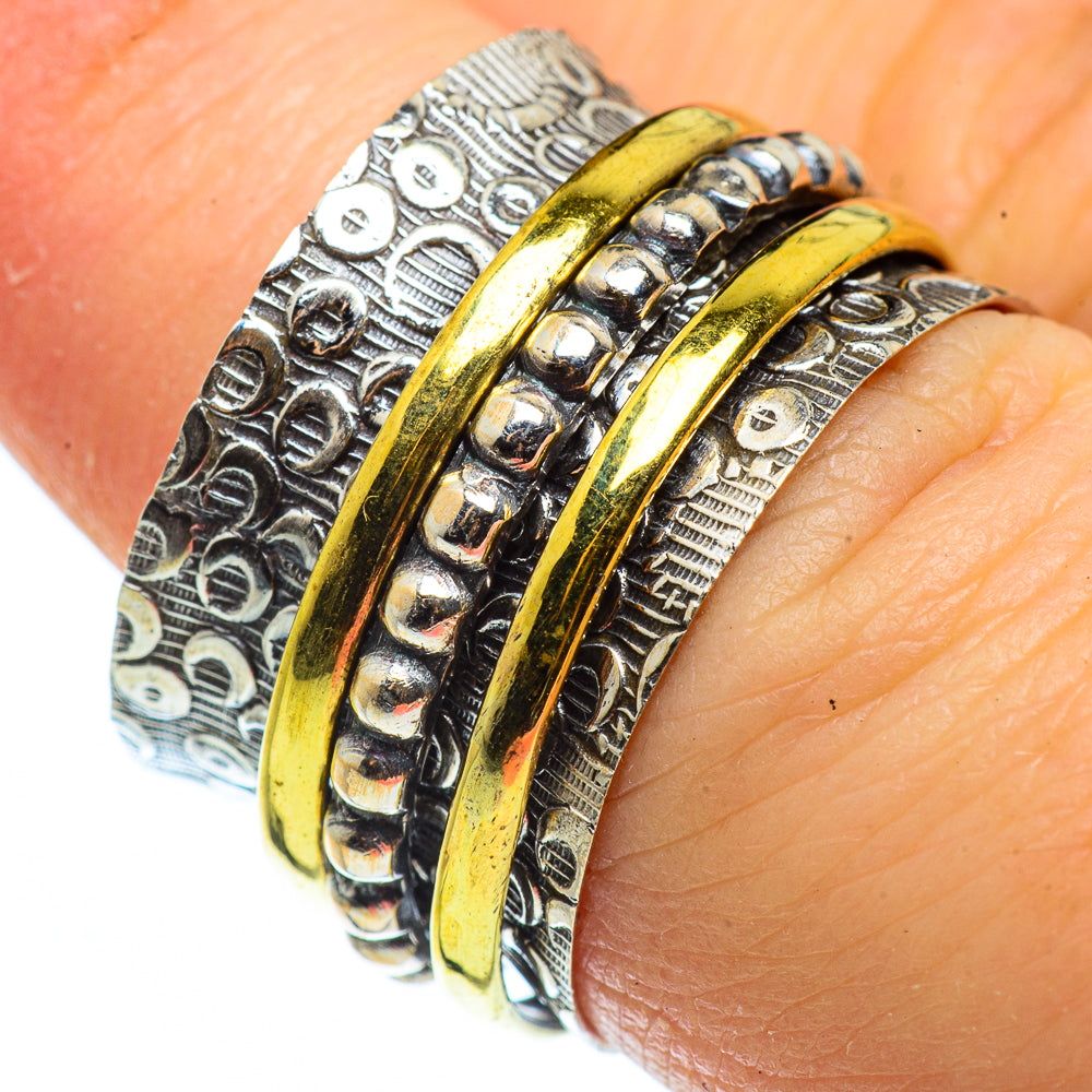Meditation Spinner Rings handcrafted by Ana Silver Co - RING40807