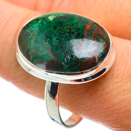 Chrysocolla Rings handcrafted by Ana Silver Co - RING41171