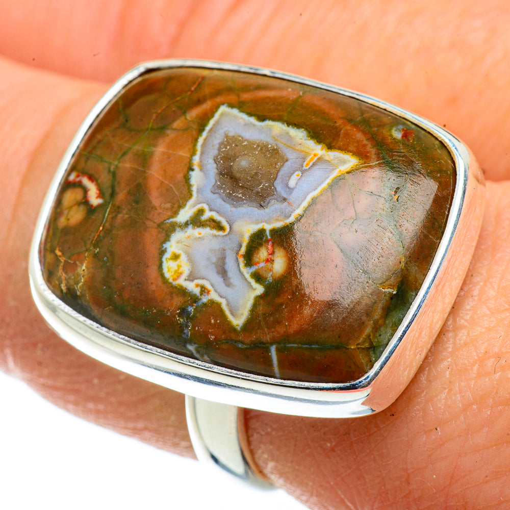 Rainforest Opal Rings handcrafted by Ana Silver Co - RING41176