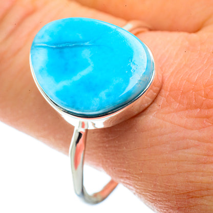 Larimar Rings handcrafted by Ana Silver Co - RING41287